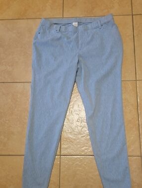 Stretchy Light Blue Jeans By TIME and TRU size XL 16/18